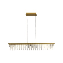 Golden 5461-LP48 SSG - Golden Lighting Lucerna Integrated LED Island Light in Stainless Steel Gold